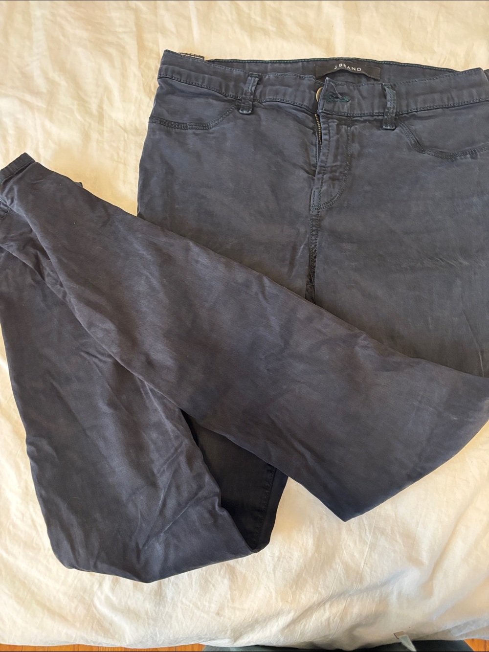 J Brand Dark Navy Low-Rise Jeans